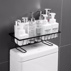 Estante organizador de baño colgante con porta Accesorios - Box keola