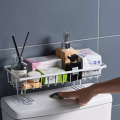 Estante organizador de baño colgante con porta Accesorios - tienda online