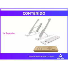 Soporte notebook plegable plastico reforzado - tienda online