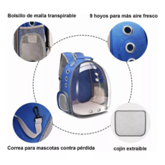 Mochila Transportadora Mascotas Perro Gato Viaje - tienda online