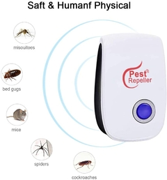 Repelente Insectos Ultrasónico De Ratas Roedores Y Mosquitos