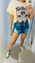 SHORTS JEANS RASGADO - ( V02412)