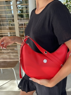 Cartera con Tiras Regulables con ojales y Hebilla, Con Cierre. - comprar online