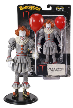 Figura de Pennywise the Clown IT - Horror Bendyfigs Original