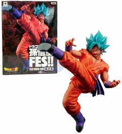 Goku Super Saiyan God Fes! Patada - Dragon Ball Super - Banpresto Original - comprar online