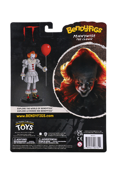 Figura de Pennywise the Clown IT - Horror Bendyfigs Original en internet