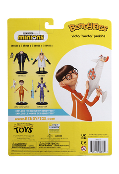 Figura de Vector Victor Perkins - Minions - Bendyfigs Original en internet