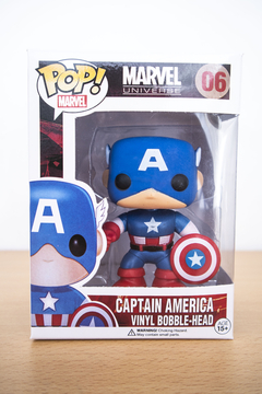 Figura de Capitan America #06 (Bootleg Funko Pop) - Unytoys