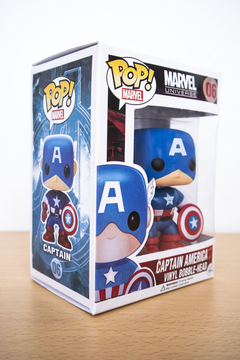 Figura de Capitan America #06 (Bootleg Funko Pop) - comprar online