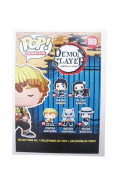 Zenitsu Agatsuma #869 - Demon Slayer - Alternativo Funko Pop - tienda online