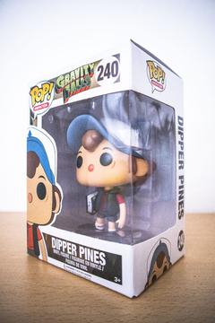 Figura Dipper Pines #240 - Gravity Falls - (Bootleg Alternativo Funko Pop) - Unytoys