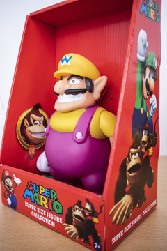 Figura Muñeco de Wario - Super Mario - Grande Super Size - Importado - Unytoys