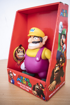 Figura Muñeco de Wario - Super Mario - Grande Super Size - Importado - Unytoys