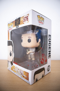 Figura de Eugene - Walking Dead #576 - Funko Pop Original + Protector de acetato - Unytoys