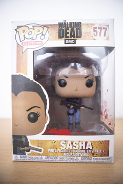 Figura de Sasha - Walking Dead #577 - Funko Pop Original + Protector de acetato en internet