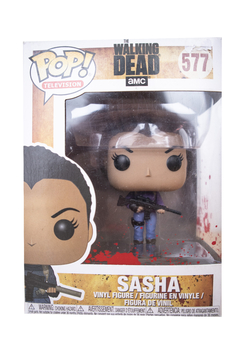 Figura de Sasha - Walking Dead #577 - Funko Pop Original + Protector de acetato - comprar online