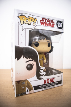 Figura de Rose #197 - Star Wars - Funko Pop Original + Protector de acetato