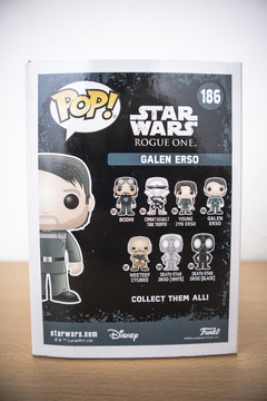 Figura de Galen Erso #186 - Star Wars - Funko Pop Original + Protector de acetato - tienda online