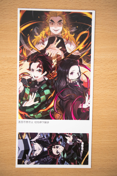 Set Pack De 30 Postales + 300 Sticker Demon Slayer Kimetsu