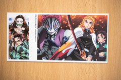 Set Pack De 30 Postales + 300 Sticker Demon Slayer Kimetsu - tienda online