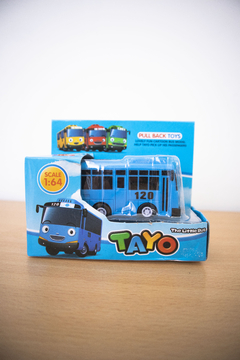 Tayo El Pequeño Autobús - Tayo Celeste Importado a fricción