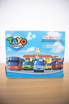 Tayo El Pequeño Autobús - Tayo Celeste Importado a fricción - Unytoys