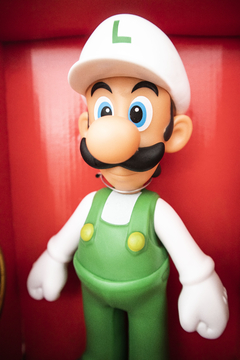 Figura Muñeco de Lugi traje blanco - Super Mario - Grande Super Size - Importado - comprar online