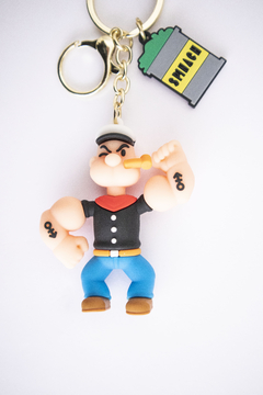 Llavero de Popeye - Silicona Excelente Calidad Importado - Unytoys