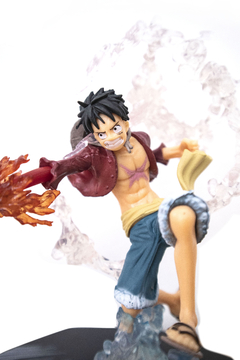 Figura De Luffy One Piece - Red Hawk - Simil Figuarts Importado