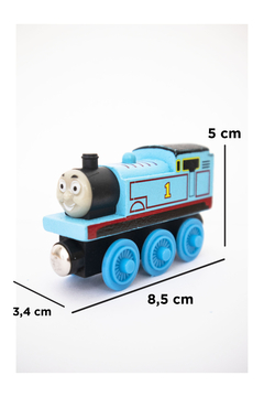 Combo Tren Thomas + Vagón nro 2 de madera - Thomas & Friends - Importado en internet