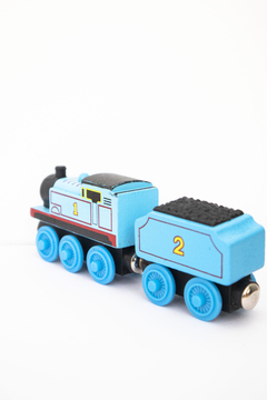 Combo Tren Thomas + Vagón nro 2 de madera - Thomas & Friends - Importado - tienda online