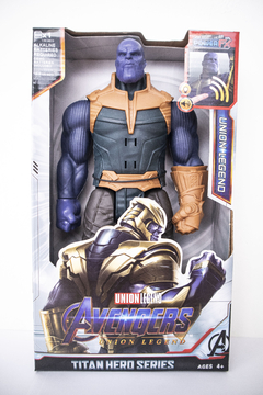 Muñeco Thanos Avengers - Grande 30 Cm Con Luz Y Sonido - Unytoys