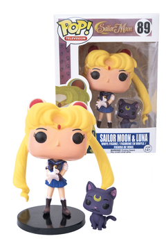 Figura Sailor Moon & Luna #89 - Simil Funko Pop