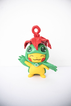 Pikachu figura gashapon - Disfraz Cosplay Digimon Pokemon Palmon