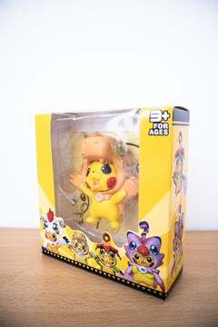 Pikachu figura gashapon - Disfraz Cosplay Digimon Pokemon Agumon