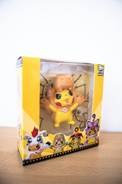 Pikachu figura gashapon - Disfraz Cosplay Digimon Pokemon Agumon en internet