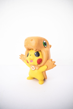 Pikachu figura gashapon - Disfraz Cosplay Digimon Pokemon Agumon en internet