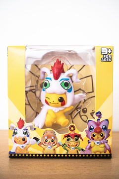 Pikachu figura gashapon - Disfraz Cosplay Digimon Pokemon Gomamon - comprar online