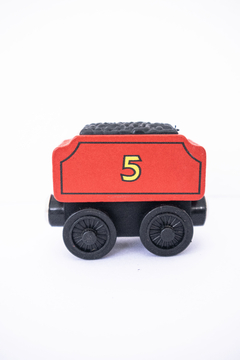 Vagón Rojo nro 5 de Madera - Thomas & Friends - Importado - tienda online