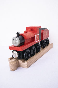 Combo Tren Scarlet + Vagón Rojo de madera - Thomas & Friends - Importado en internet