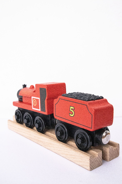 Combo Tren Scarlet + Vagón Rojo de madera - Thomas & Friends - Importado - tienda online