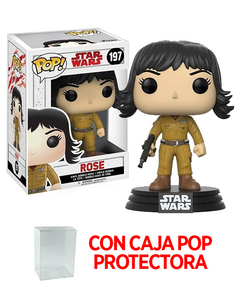 Figura de Rose #197 - Star Wars - Funko Pop Original + Protector de acetato - comprar online