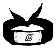 Vincha Bandana Konoha Cosplay - Naruto - Importado - Unytoys