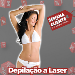 40 sessões Depilação a Laser - 10 sessões Buço, 10 sessões Axilas, 10 sessões Virilha e 10 sessões de Perianal