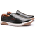 Slip On Masculino Wave em Couro Preto ST3415