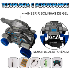 Carrinho Controle Remoto Tanque de Guerra Brinquedo Lança Bolinha De Gel na internet