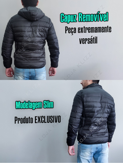 Jaqueta Masculina Plus Size Slash Bobojaco Forrado Puffer Blusa Casaco - comprar online