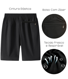 Short Masculino Bermudas Elastano Academia Corrida Spandex - loja online