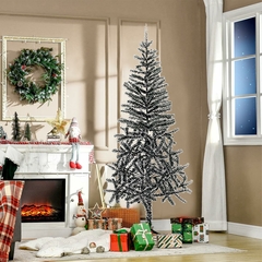 Imagem do Arvore de Natal Nevada 2,10m 450 Galhos Cheia Pinheiro Luxo