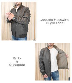 Jaqueta Dupla Face Masculina Casaco Noah Blusa Bomber Frio - loja online